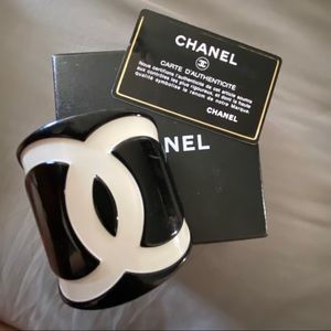 Chanel acrylic plastic cuff